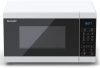 Sharp YC-MG02E-W Mikrohullámú sütő, 800W, Digitális, Compact Grill, fehér-fekete