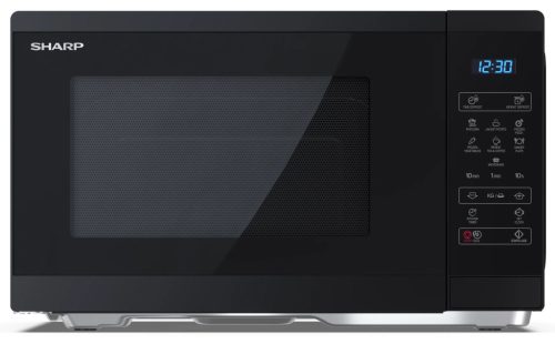 Sharp YC-MS252AE-B mikrohullámú sütő, 25liter, 900Watt, fekete