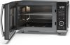 Sharp YC-QG204AEB grilles mikrohullámú sütő, forgótányér nélküli, 20 liter, 800/1000Watt, Quartz grill, fekete