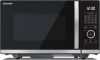 Sharp YC-QG234AEB grilles mikrohullámú sütő, forgótányér nélküli, 23 liter, 900/1000Watt, Quartz grill, fekete