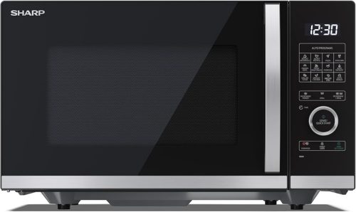 Sharp YC-QG234AEB grilles mikrohullámú sütő, forgótányér nélküli, 23 liter, 900/1000Watt, Quartz grill, fekete