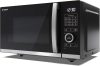 Sharp YC-QG234AEB grilles mikrohullámú sütő, forgótányér nélküli, 23 liter, 900/1000Watt, Quartz grill, fekete