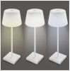 Emos Z7630W Katie LED asztali lámpa, akkumulátoros, 250 lumen, 4W, meleg/természetes/hideg fehér, fehér