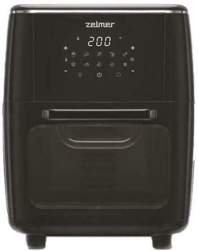 Zelmer ZAF7120 Air fryer forrólevegős fritőz, digitális vezérlés, 80 - 200 °C között szabályozható, 12 literes edény