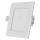 EMOS ZD2124 NEXXO LED süllyesztett lámpatest, négyszög, 12cm, 7/40W, 480 lm, IP20, meleg fehér