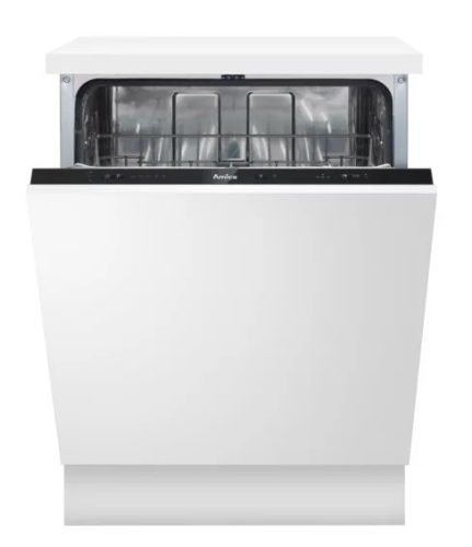 Amica ZIM 655B beépíthető mosogatógép, teljesen integrált, 12teríték, 11liter, 5program, 49dB, fehér