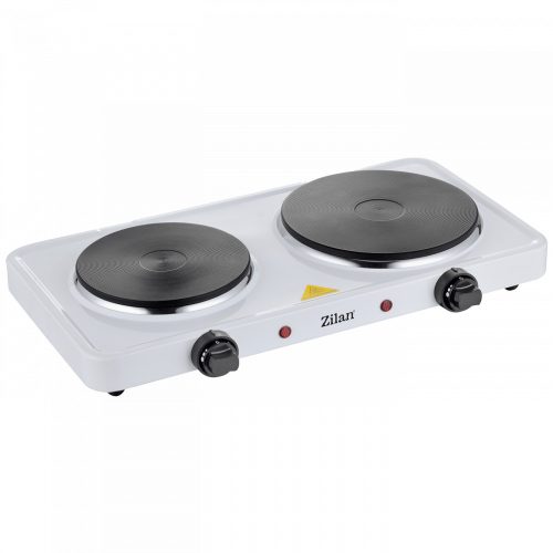 Zilan ZLN2180 elektromos főzőlap, 2 zóna, 2500 W, 15,8/18,5 cm