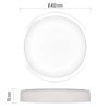 EMOS ZM5168 LED mennyezeti lámpa, ILVI, 40cm, 30W, 180-1800 lm, dimm, állítható színhőmérséklet