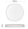 EMOS ZM5169 LED mennyezeti lámpa, ILVI, 50cm, 45W, 270-2700 lm, dimm, állítható színhőmérséklet