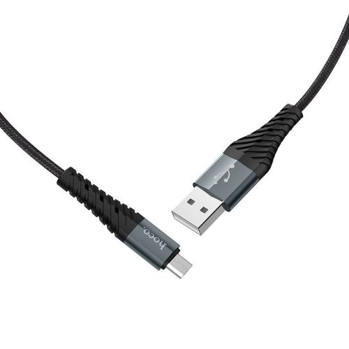 Hoco X38 USB-Micro USB kábel, 2,4A. 1 méter, fekete