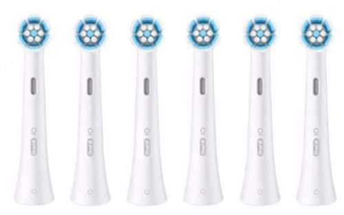 Oral-B iO Gentle Care elektromos fogkefe pótfej, 6 db-os, fehér (iORBSW-6)