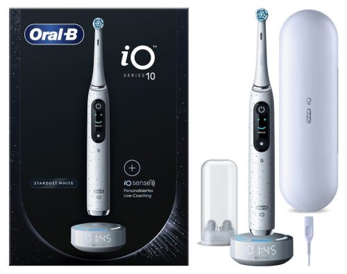 Oral-B iO Series 10 elektromos fogkefe, utazótokkal, fehér (iOM10.1A3.1AD)