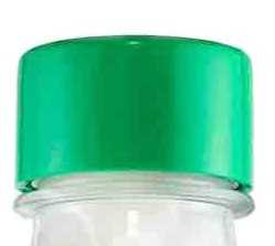 Sodaco flakon kupak tömítéssel, zöld (Basic / Royal / Delfin kompatibilitás)