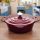 La Cuisine 6100 Cranberry öntöttvas ovál sütőtál 29cm 4,75l+fedő, fekete belső