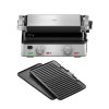 Braun CG7020 elektromos kontaktgrill, 3 az 1-ben sütés, 2000W, 29x23cm, inox