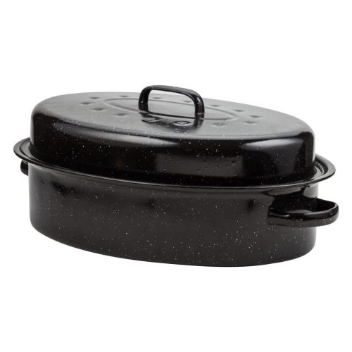 Nava 10-053-001 Ovális zománcozott kacsasütő, 42 cm