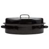 Nava 10-053-001 Ovális zománcozott kacsasütő, 42 cm