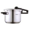 Nava 10-266-013 Acer rozsdamentes acél kukta, 6 l, biztonsági szelep