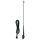Somogyi 90557 autó tetőantenna,dönthető, DIN, 2 méter kábel, 44 cm