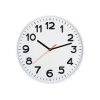 Somogyi AWC300WH fali óra, üveg előlap, kontrasztos, jól leolvasható számlap, 1xAA elem tápellátás, átmérő 300mm
