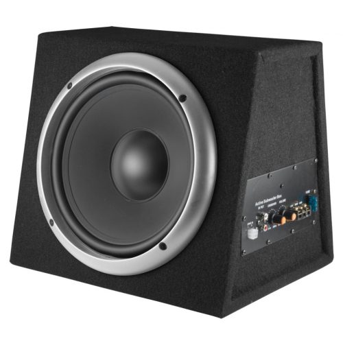 Somogyi BS 10/A aktív autós mélyláda, 250mm, 200Watt, fekete