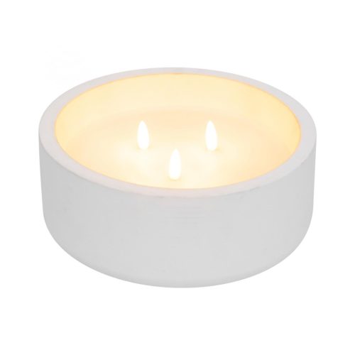 Somogyi CDL 20 LED-es kőmécses, 3db pislákoló melegfehér LED, viasz, beltéri, elemes (3xAA)