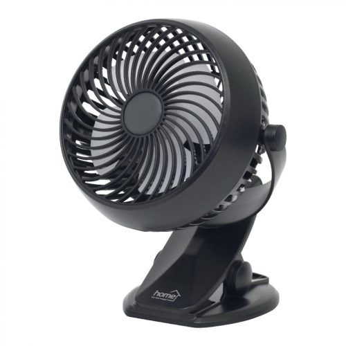 Somogyi CLF 10/BK Csíptetős, akkumulátoros, ventilátor, 1800 mAh, 3-6 óra üzemidő, fekete