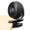 Somogyi CLF 10/BK Csíptetős, akkumulátoros, ventilátor, 1800 mAh, 3-6 óra üzemidő, fekete