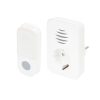 Somogyi DBA1101AC vezeték nélküli csengő, max. 150m hatótáv, 38 dallam, IP44, fehér