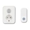 Somogyi DBA1101AC vezeték nélküli csengő, max. 150m hatótáv, 38 dallam, IP44, fehér