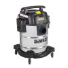 DeWalt DXV25S száraz-nedves porszívó, 15KPa szívóteljesítmény, 25liter, inox ház