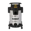 DeWalt DXV30SAPTA száraz-nedves porszívó, 15KPa szívóteljesítmény, 30liter, inox ház, 230V aljzat