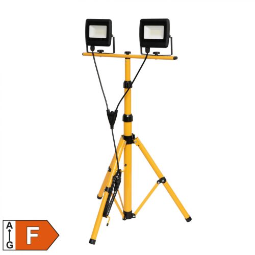 Somogyi FLL STAND 2/30 Állványos LED-es reflektor, 2 x 30 W, 4000 lm, IP65