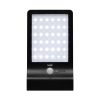 Somogyi FLP300SOLAR napelemes LED reflektor, 300 lm, PIR mozgásérzékelő, 36 db hidegfehér SMD LED, energiatakarékos, műanyag, IP44