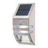 Somogyi FLP30SOLAR napelemes LED lámpa mozgásérzékelővel, 30lm, IP44, inox