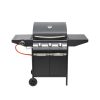 Home GRG01 gázgrill, 3 főégővel, 1 oldalégővel, 3,2 kW teljesítmény égőnként, nyomásszabályozó készlettel