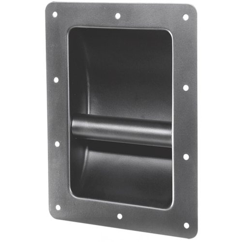 SAL HT 203 süllyesztett fogantyú hangfalhoz, fém, 220 x163 x60 mm