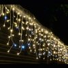 Somogyi KAF 600L 10M sziporkázó jégcsap fényfüggöny, 10x0,6m, 600 LED, IP44, meleg fehér