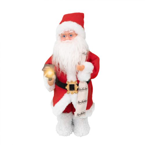 Somogyi KDD 35 Táncoló, zenélő Mikulás lámpással, beltéri kivitel, 35 cm