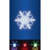 Somogyi KID 331 hópehely alakú ablakdísz, beltéri, elemes, 10 cm, LED-es, színváltó
