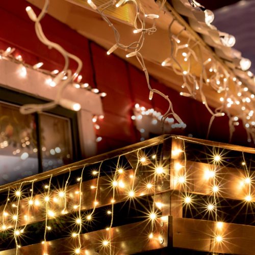 Somogyi KKF 908/WW jégcsap fényfüggöny, 5+30 m, 900 LED, 8 programos, meleg fehér