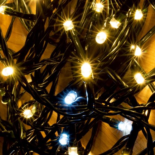 Somogyi KKL 200F/WH 20m, 200LED, kültéri/beltéri, IP44, hideg fehér sziporkázó fényfüzér