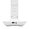 Somogyi LA 10 Q LED-es asztali lámpa, QI töltés, 6W, 600lm, érintésvezérlés, USB aljzat, fehér