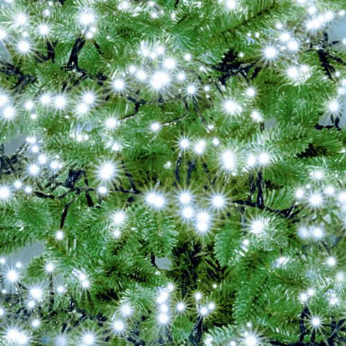 Somogyi LC 768/WH LED-es cluster fényfüzér, hidegfehér, 8pr, timer, távirányító
