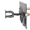 Somogyi LCDH 33 LCD/LED TV fali tartó, 37"-80" képernyőméretig, 45 kg teherbírás, teljesen mozgatható, fali rögzítő elemek tartozékok
