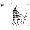 Somogyi ML 200/WH Micro LED-es fényfüzér-köteg, 10 füzér / 20 LED, hidegfehér, kültéri kivitel