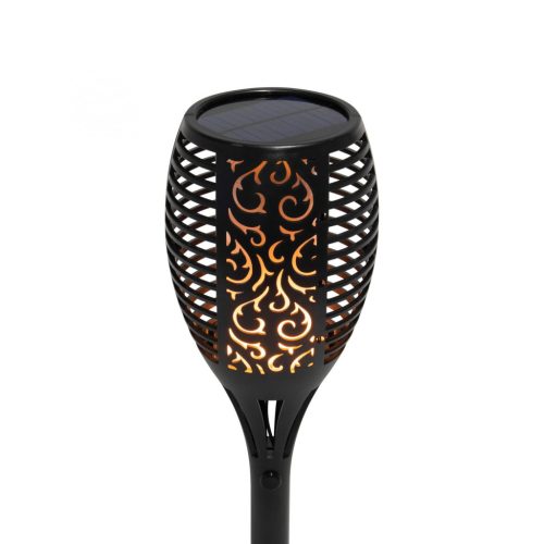 Somogyi MX 300 Napelemes kerti fáklya, 72db sárga LED