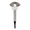 Somogyi MX 762/2 Napelemes kerti lámpa, 37cm, inox