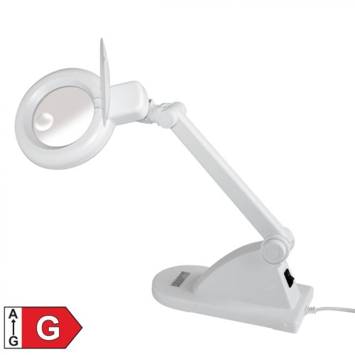 Somogyi NKL 022 Nagyítóslámpa, asztali, 3-12 dioptria, 12W, 6400K, 450 lm, fehér
