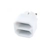 Somogyi NV 1/WH hálózati elosztó, 2 euro aljzat, 2x2,5A, 2x500W, fehér